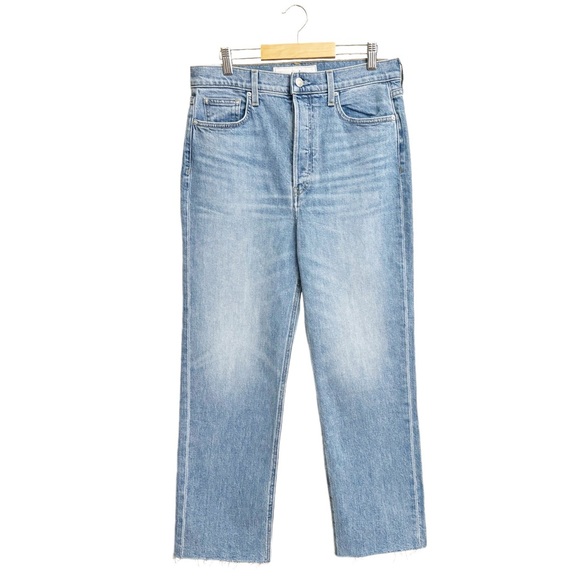 Frank & Eileen Monaghan High Rise Straight Leg Crop Mom Jeans - Picture 2 of 8